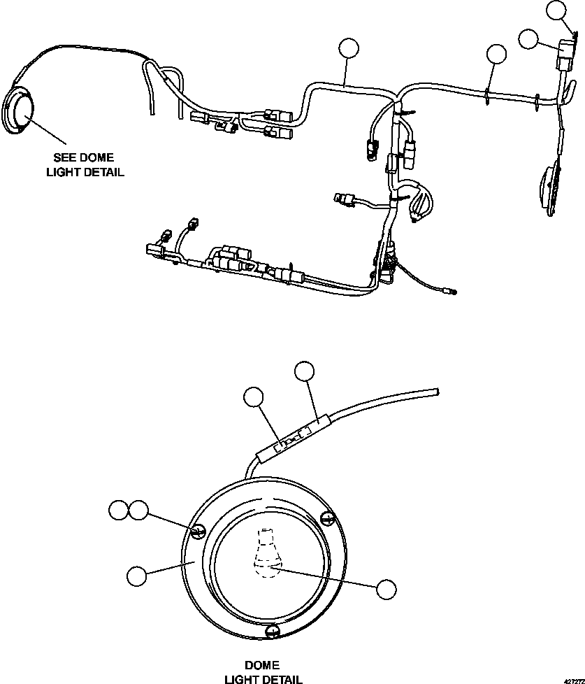 Komatsu parts book diagram for AFE57-CX 830E-1AC S/N A30505 - A30506     HIBBING TACONITE: HYDRAULIC CABINET WIRING