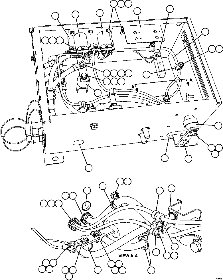 Komatsu parts book diagram for AFE57-CX 830E-1AC S/N A30505 - A30506     HIBBING TACONITE: BATTERY BOX ( 4/5)