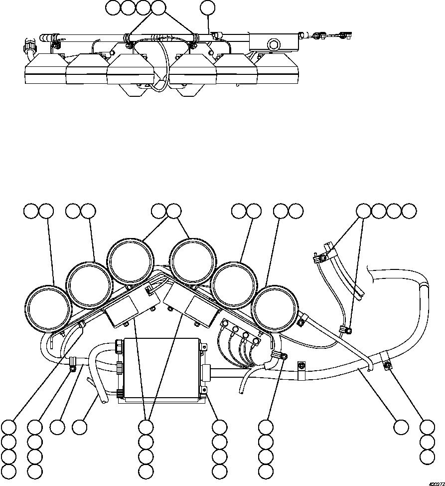 Dump Trucks Komatsu / AFE57-DF 830E-1AC S/N A30516 - A30517     MT. THORLEY(AFE57-DF) / REAR LIGHTS & BACKUP HORN INSTALLATION(382 : 42027)