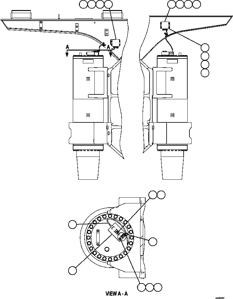 Dump Trucks Komatsu / AFE57-DF 830E-1AC S/N A30516 - A30517     MT. THORLEY(AFE57-DF) / PAYLOAD METER III - FRONT SUSPENSIONS(418 : 42038)