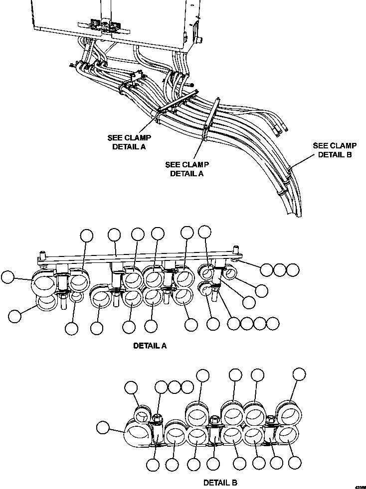 Dump Trucks Komatsu / AFE57-DF 830E-1AC S/N A30516 - A30517     MT. THORLEY(AFE57-DF) / LH DECK PIPING   2/3(492 : 42988)