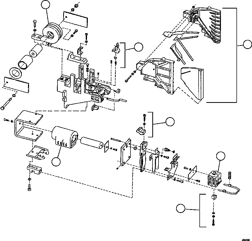 Dump Trucks Komatsu / AFE57-DF 830E-1AC S/N A30516 - A30517     MT. THORLEY(AFE57-DF) / CONTACTOR ASSEMBLY - RP    GE0647(660 : 43036)