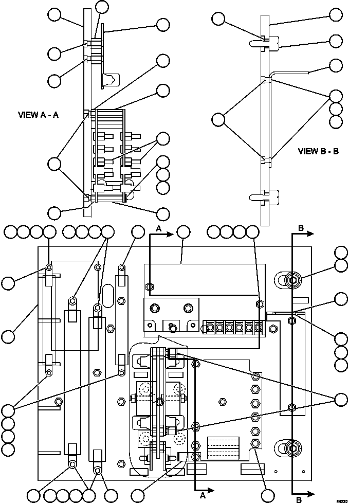 Dump Trucks Komatsu / AFE57-DF 830E-1AC S/N A30516 - A30517     MT. THORLEY(AFE57-DF) / AFSE PANEL COVER ASSEMBLY   1/2    GE1210(666 : 64232)