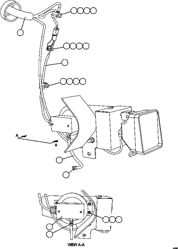 Dump Trucks Komatsu / AFE57-DT 830E-1AC S/N A30545 - A30546    BARRICK BALD MOUNTAIN(AFE57-DT) / BLOWER PRESSURE SWITCH(282 : 43001)