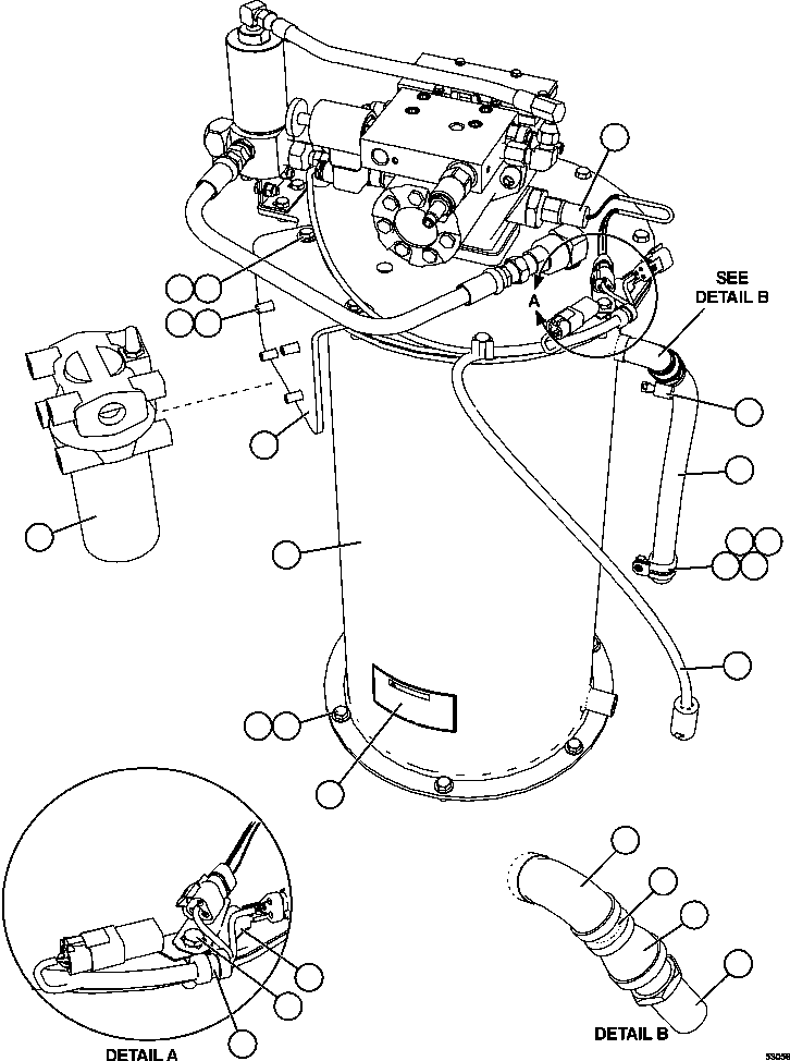 Dump Trucks Komatsu / AFE57-DT 830E-1AC S/N A30545 - A30546    BARRICK BALD MOUNTAIN(AFE57-DT) / AUTOMATIC LUBRICATION - PUMP INSTALLATION(554 : 43058)