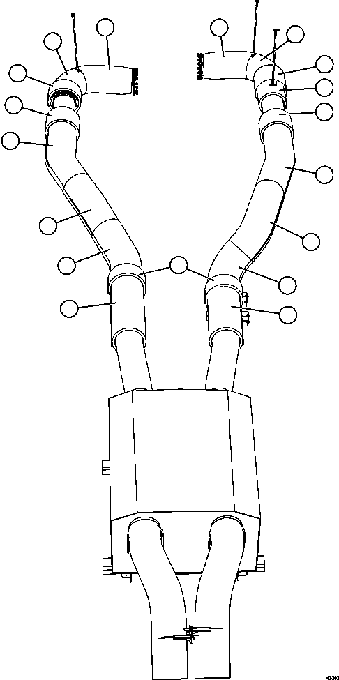 Dump Trucks Komatsu / AFE57-DZ 830E-1AC S/N A30561 - A30562      MT. THORLEY(AFE57-DZ) / EXHAUST BLANKETS(090 : 43302)