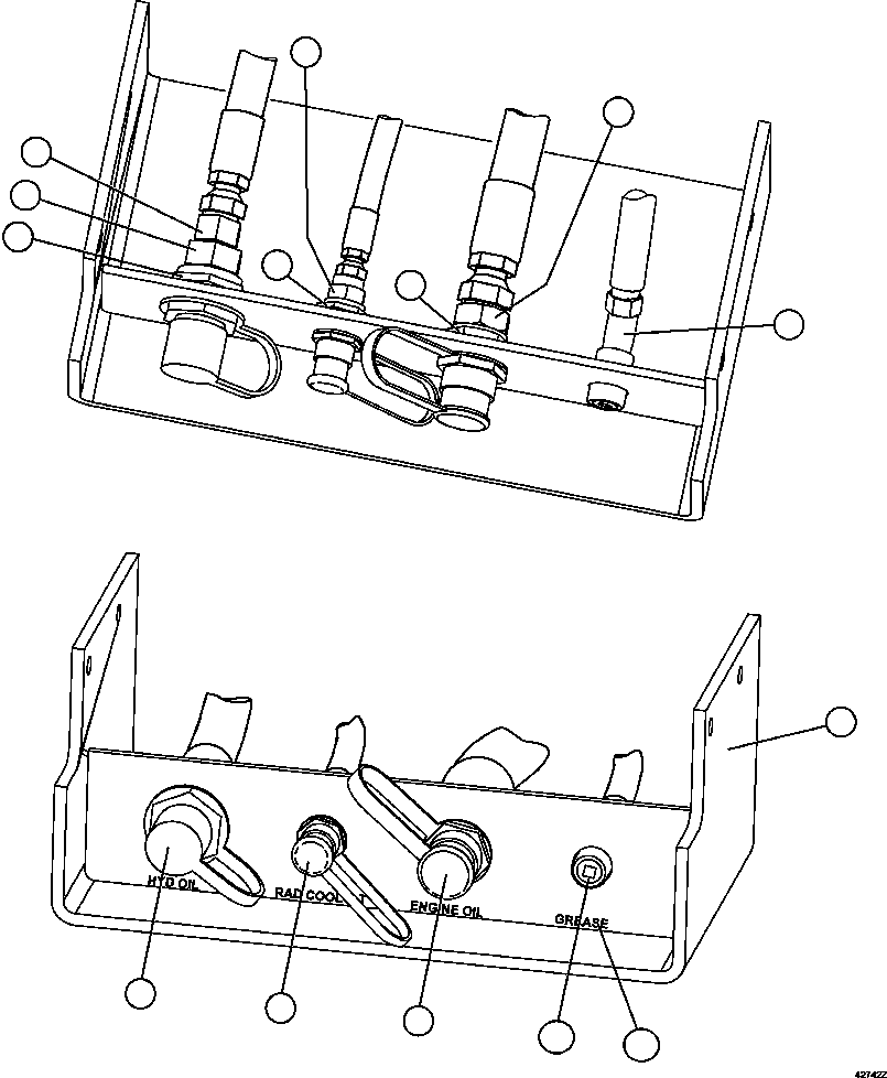 Komatsu parts book diagram for AFE57-EX 830E-1AC S/N A30637 - A30638    HINDUSTAN ZINC: SERVICE CENTER - FILL STATION
