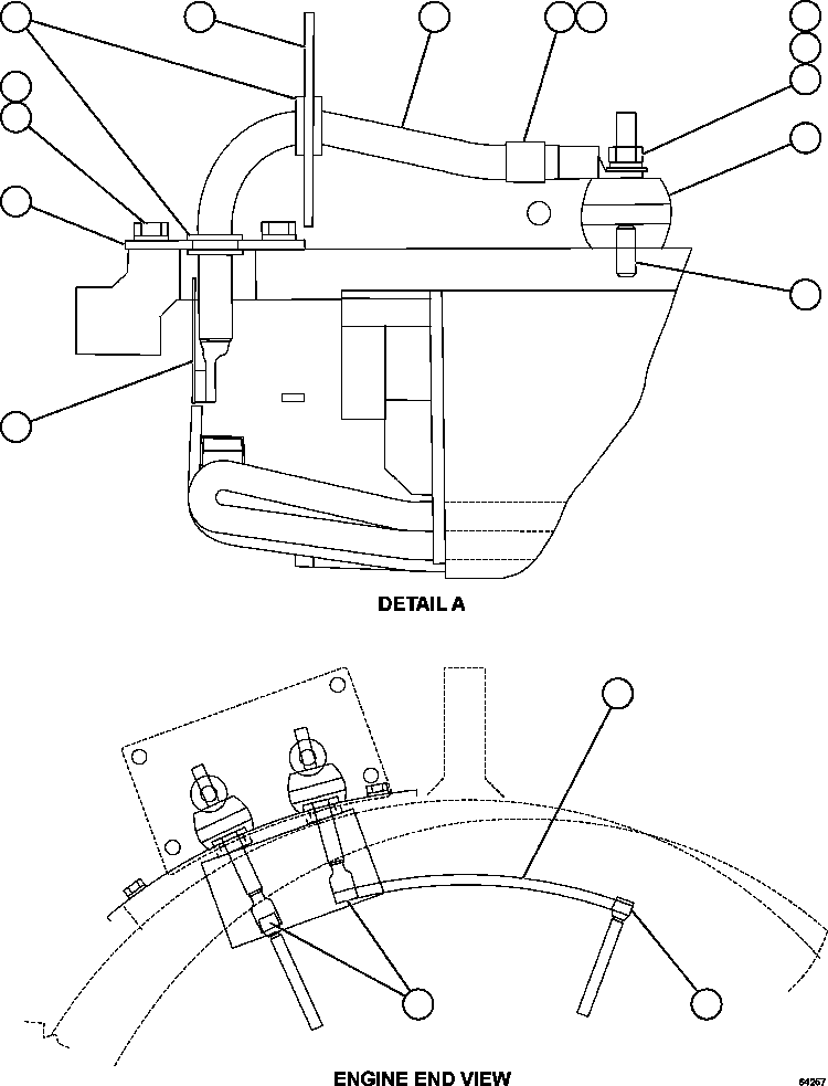 Komatsu parts book diagram for AFE57-FV 830E-1AC S/N A30732 - A30734, A30758 & A30762 - A30763 CLERMONT: ALTERNATOR - TERTIARY CONNECTION