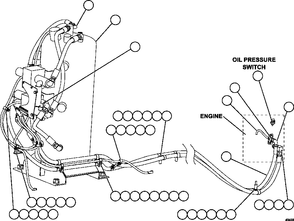 Komatsu parts book diagram for AFE57-FW 830E-1AC S/N A30761  WABUSH: RESERVE SYSTEM 1/2