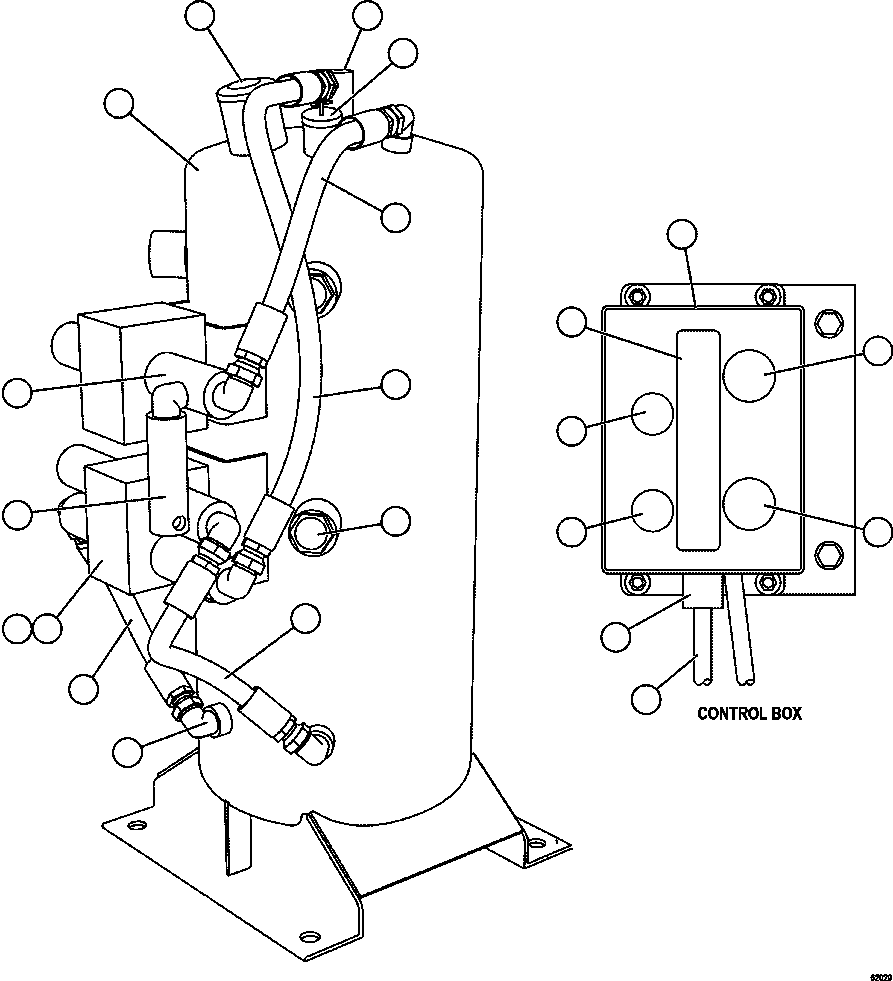 Komatsu parts book diagram for AFE57-FW 830E-1AC S/N A30761  WABUSH: RESERVE SYSTEM KIT               PC2799