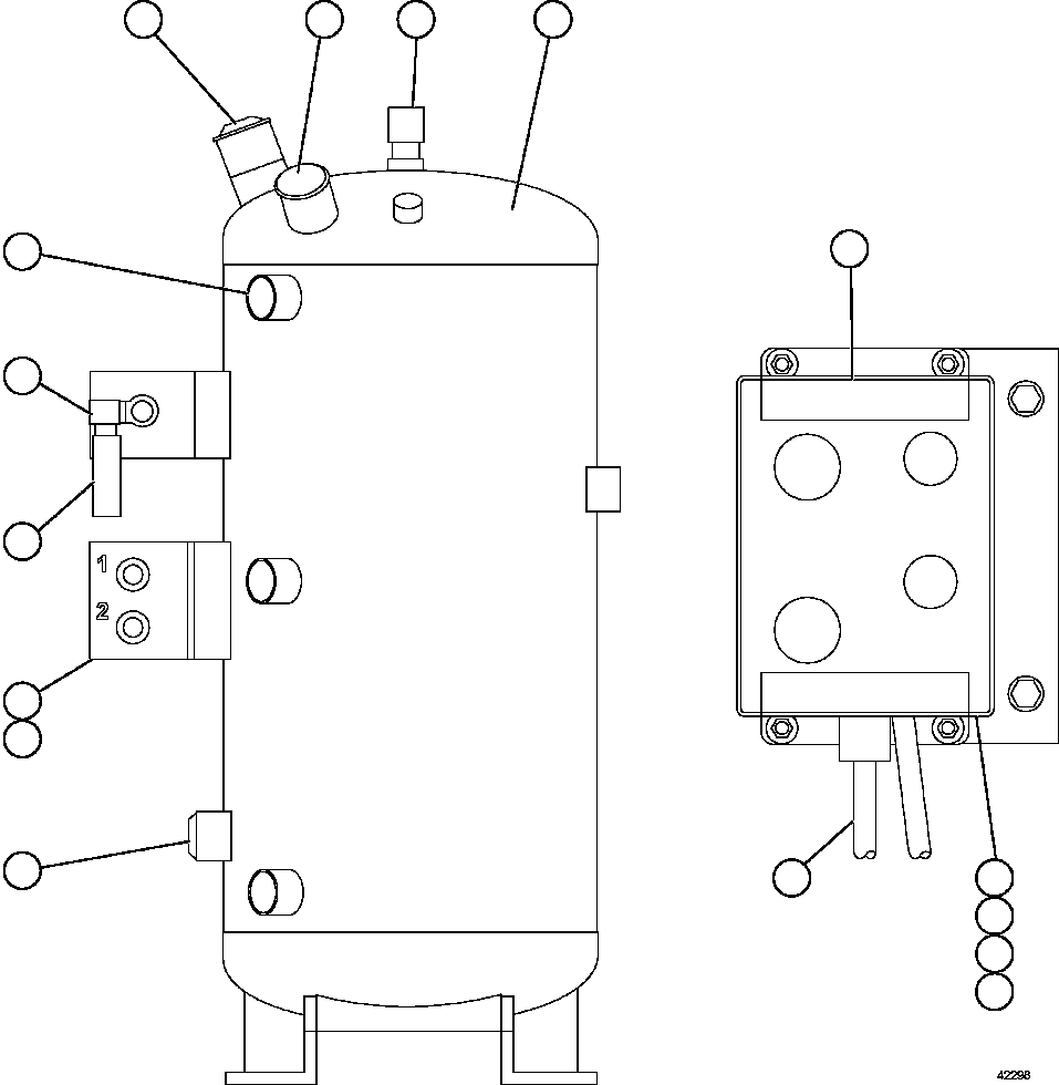 Komatsu parts book diagram for AFE57-FW 830E-1AC S/N A30761  WABUSH: RESERVE SYSTEM KIT               PC1961