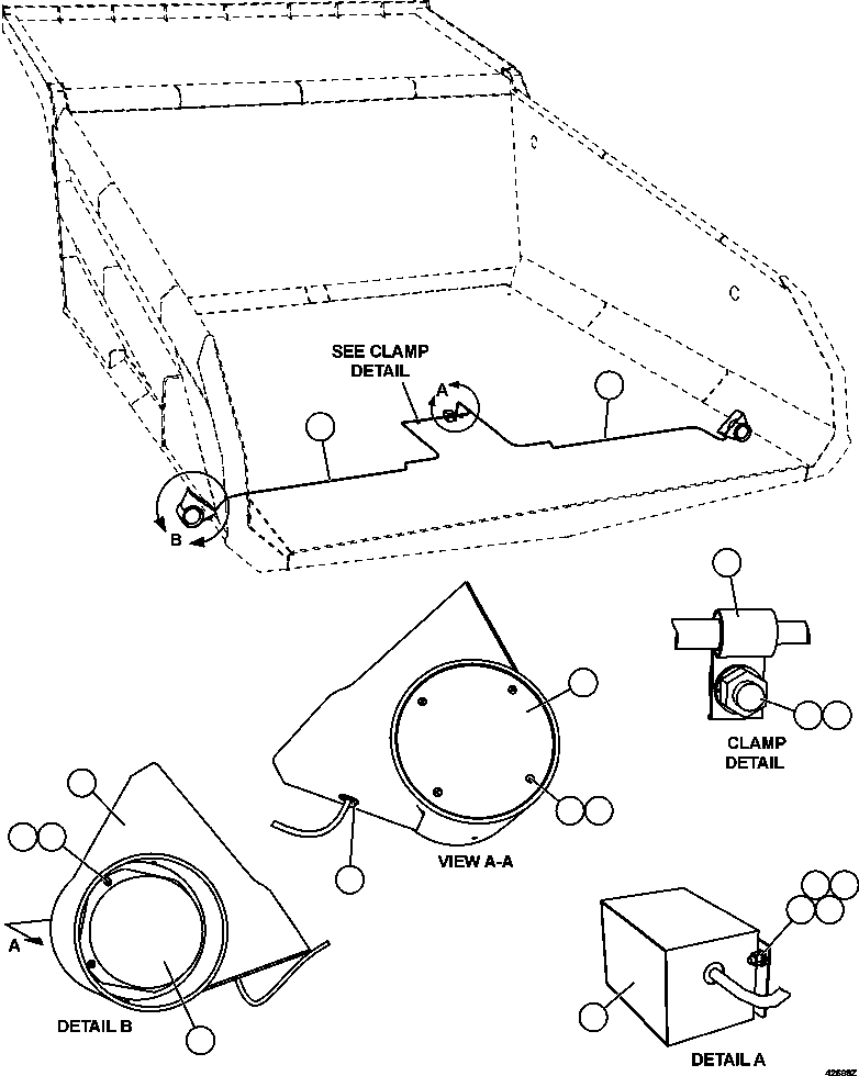 Dump Trucks Komatsu / AFE57-GA 830E-1AC S/N A30773 - A30775 & A30786 - A30787  BLOOM LAKE(AFE57-GA) / REAR TURN & CLEARANCE LIGHTS(396 : 42698)