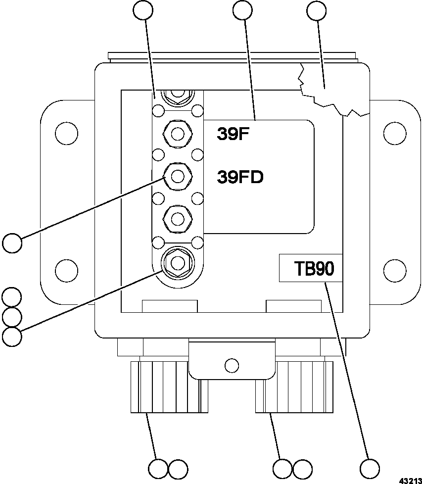 Komatsu parts book diagram for AFE57-GH 830E-1AC S/N A30822 - A30823 & A30831 - A30833 KONKOLA COPPER: JUNCTION BOX ASSEMBLY - LH      XB6869