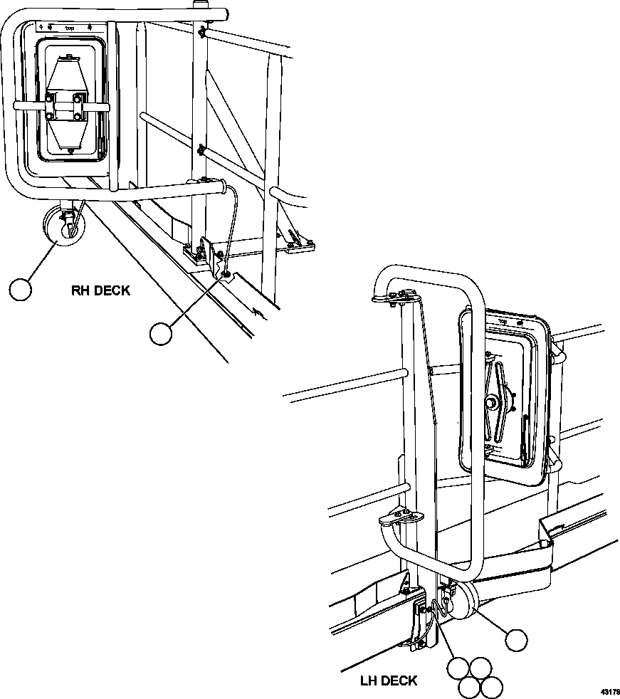 Komatsu parts book diagram for AFE57-GU 830E-1AC S/N A40884 - A40887 & A40895 - A40899  MANTOS BLANCOS: MIRROR MOUNTED BACKUP LIGHTS