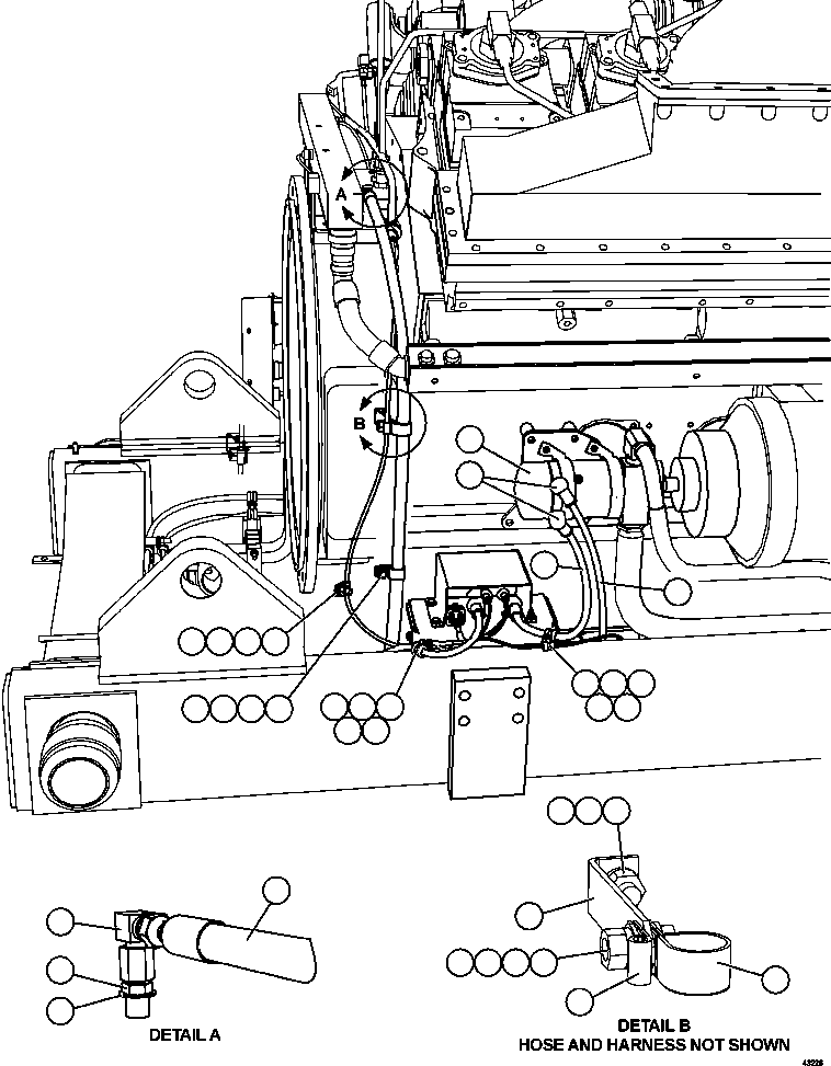 Komatsu parts book diagram for AFE57-GV 830E-1AC S/N A40890 & A40900  TECK CMO: STARTING SYSTEM WIRING    4/4