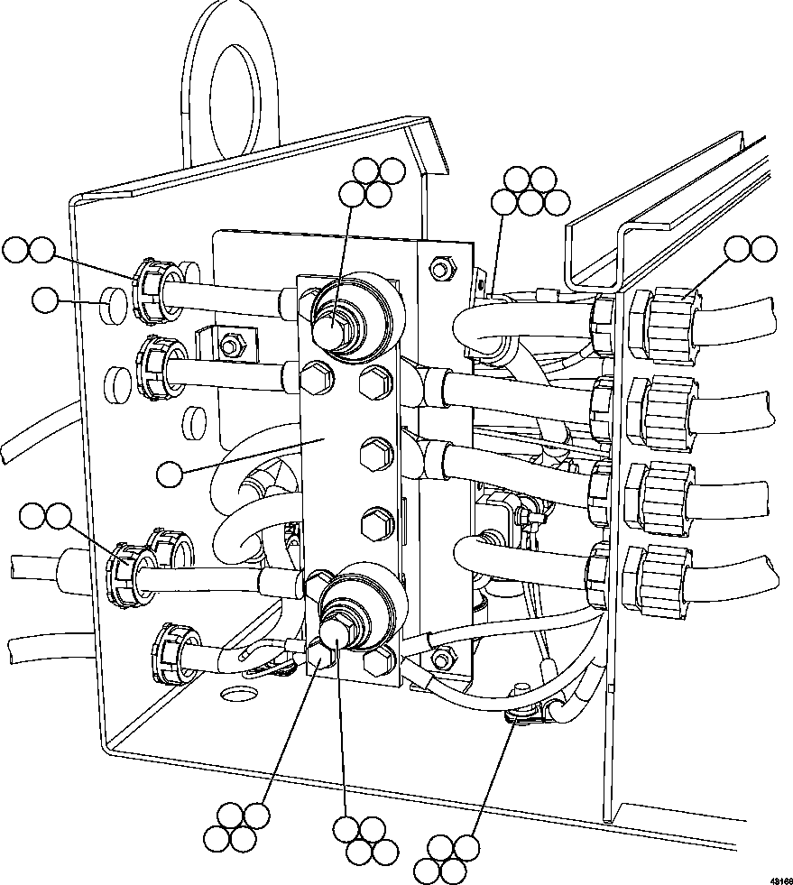 Komatsu parts book diagram for AFE57-GV 830E-1AC S/N A40890 & A40900  TECK CMO: BATTERY BOX    6/6