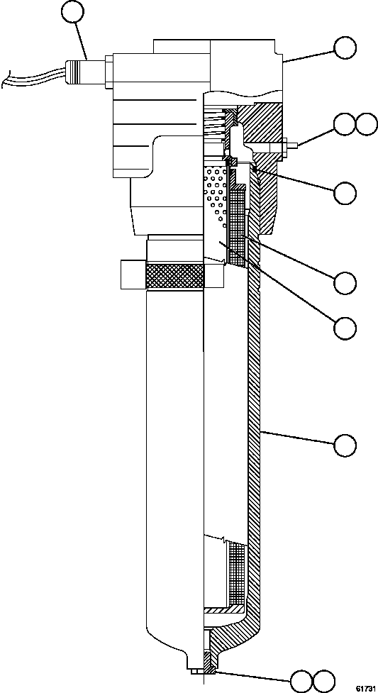 Komatsu parts book diagram for AFE57-GV 830E-1AC S/N A40890 & A40900  TECK CMO: HYDRAULIC FILTER - STEERING      XB3938