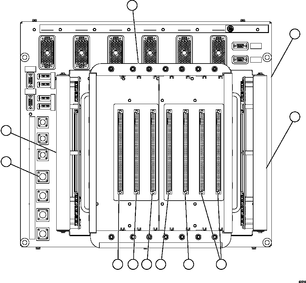 Komatsu parts book diagram for AFE57-GV 830E-1AC S/N A40890 & A40900  TECK CMO: PANEL - ICP     58E-43-00192