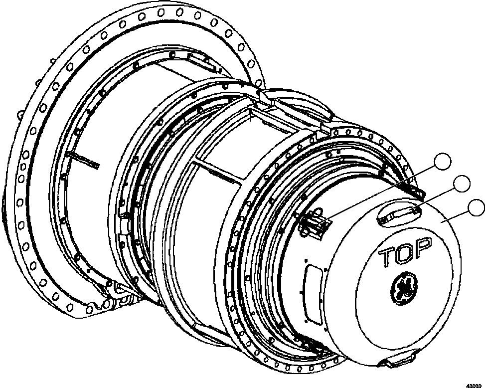 Komatsu parts book diagram for AFE57-GV 830E-1AC S/N A40890 & A40900  TECK CMO: WHEEL MOTOR  7/8   PC3159