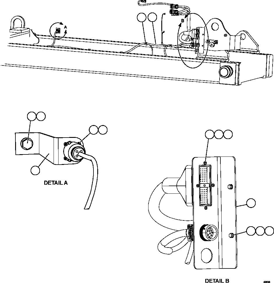 Komatsu parts book diagram for AFE57-HM 830E-1AC S/N A40953  UNITED TACONITE: ENGINE DIAGNOSTIC PORTS