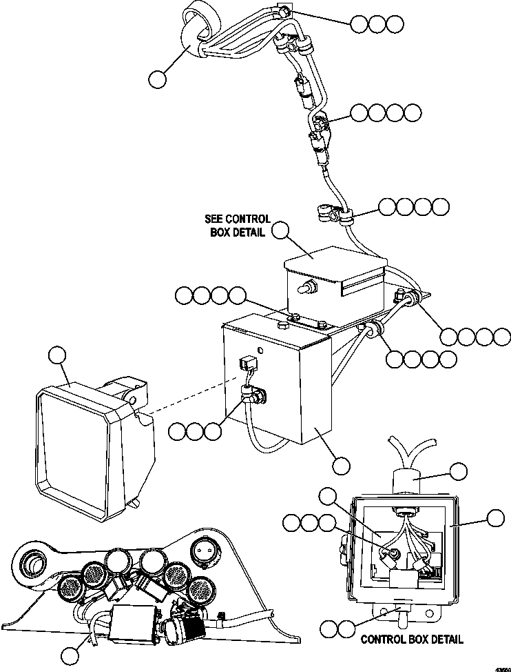 Komatsu parts book diagram for AFE57-HM 830E-1AC S/N A40953  UNITED TACONITE: AXLE SERVICE LIGHT