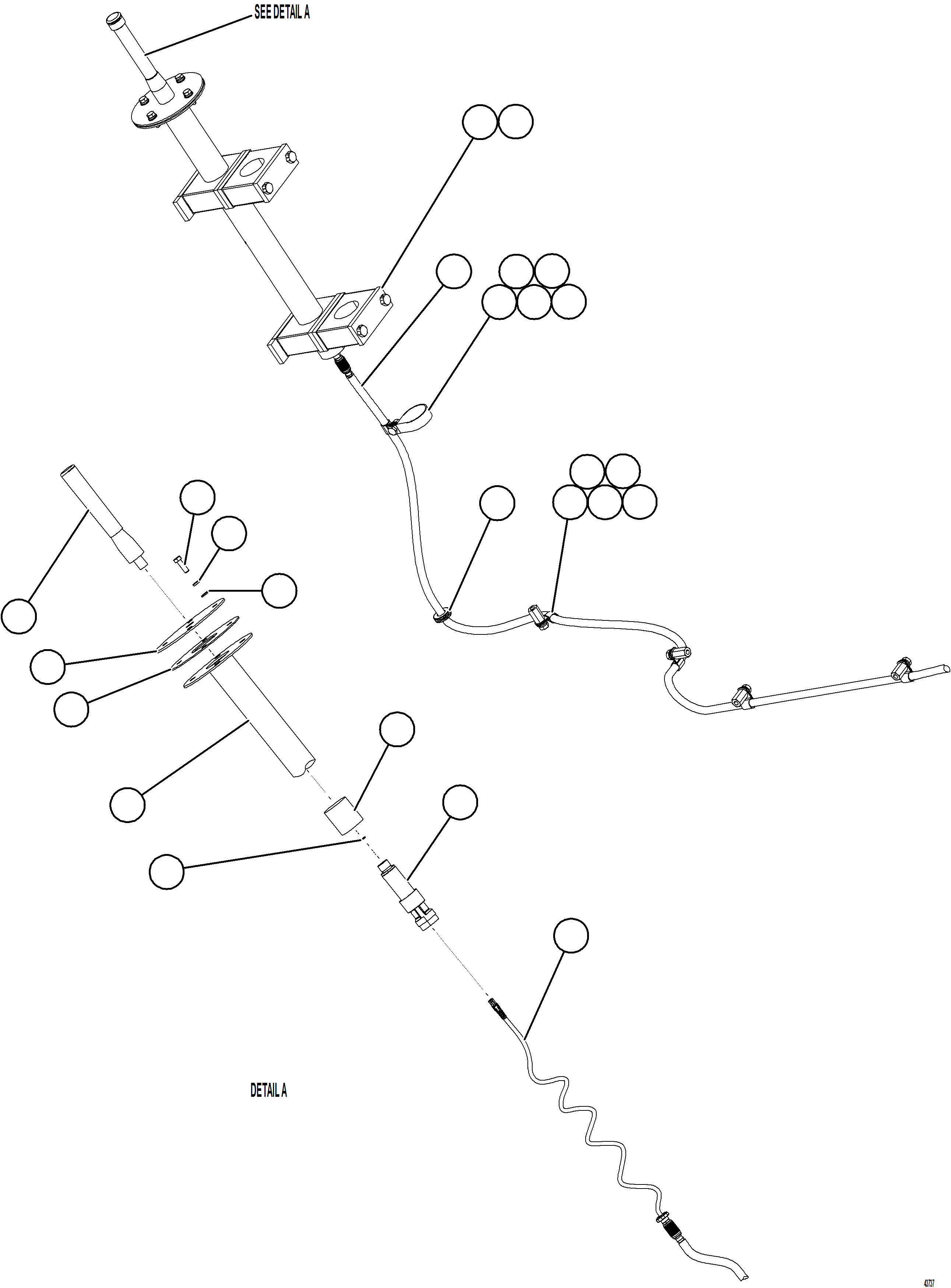 Komatsu parts book diagram for AFE57-HT 830E-1AC S/N A40966, A40987 & A40990 - A40992  SEVERSTAL: WIRELESS NETWORK BRIDGE
