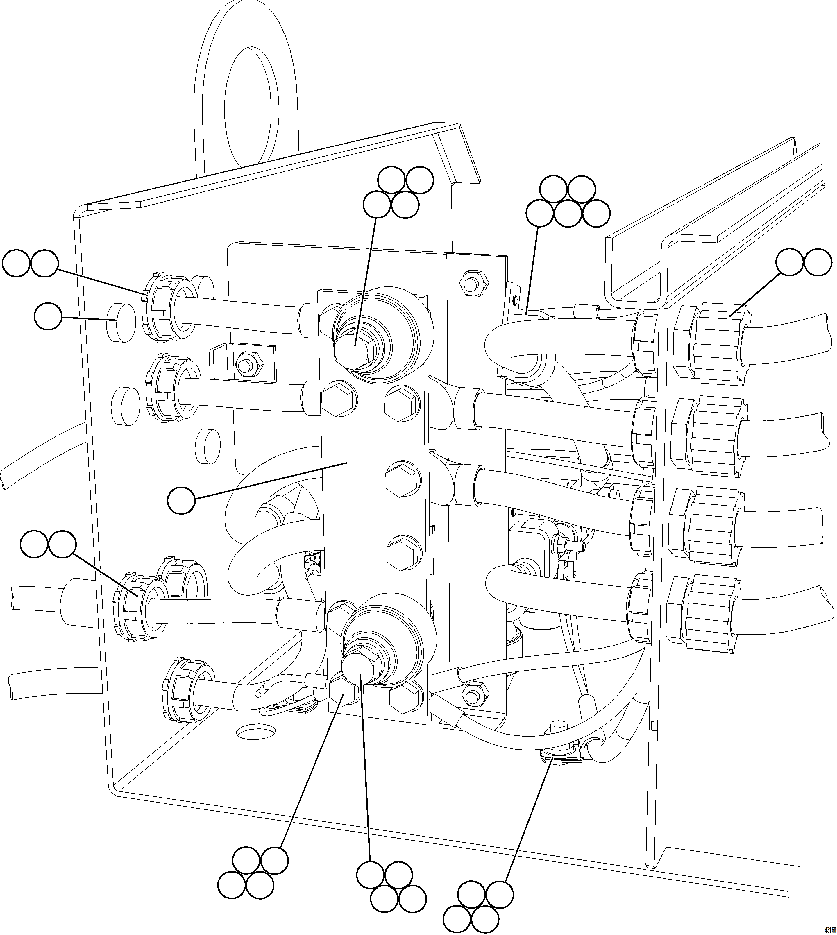 Komatsu parts book diagram for AFE57-HT 830E-1AC S/N A40966, A40987 & A40990 - A40992  SEVERSTAL: BATTERY BOX    6/6