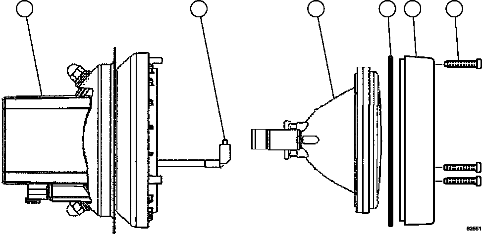 Komatsu parts book diagram for AFE57-HT 830E-1AC S/N A40966, A40987 & A40990 - A40992  SEVERSTAL: LIGHT ASSEMBLY (HID)