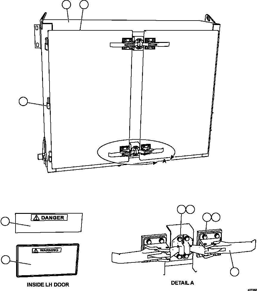 Komatsu parts book diagram for AFE57-HT 830E-1AC S/N A40966, A40987 & A40990 - A40992  SEVERSTAL: HYDRAULIC CABINET  1/4