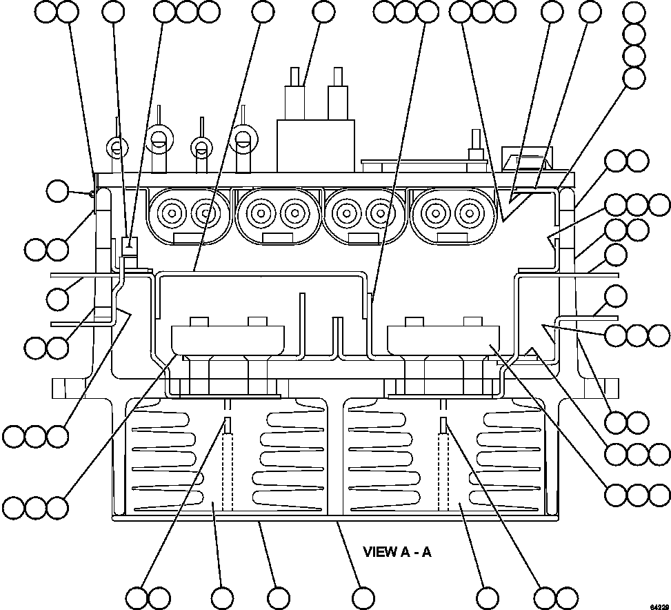 Komatsu parts book diagram for AFE57-HT 830E-1AC S/N A40966, A40987 & A40990 - A40992  SEVERSTAL: PANEL - AFSE  2/2         58B-43-00220