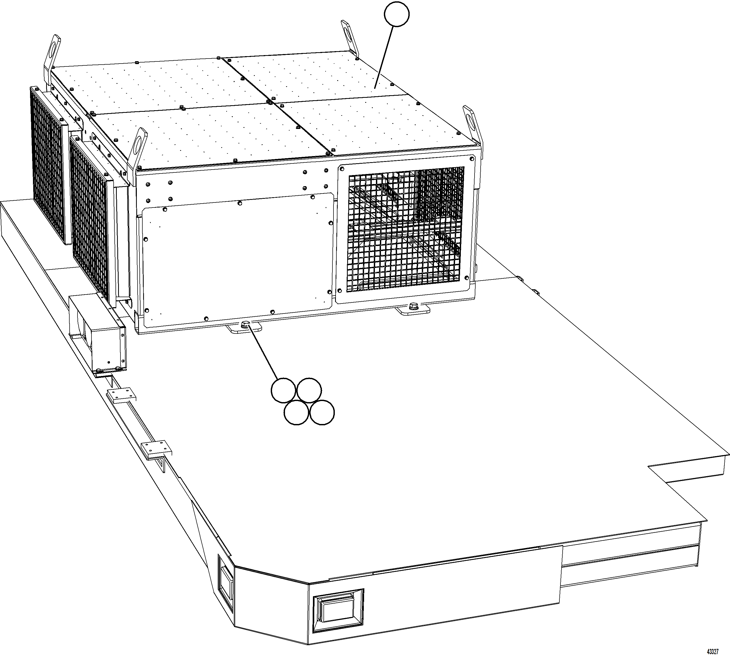 Komatsu parts book diagram for AFE57-HT 830E-1AC S/N A40966, A40987 & A40990 - A40992  SEVERSTAL: RETARDING GRID INSTALLATION      1/2