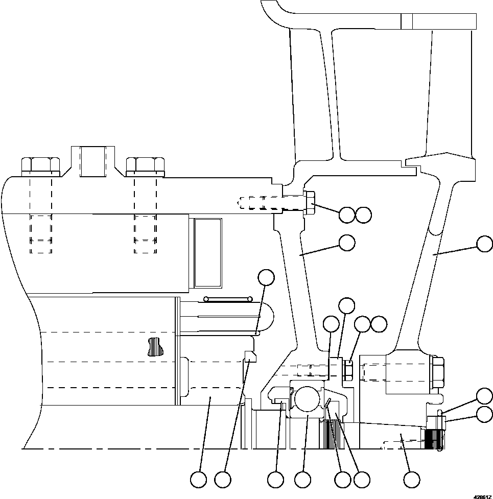 Komatsu parts book diagram for AFE57-HT 830E-1AC S/N A40966, A40987 & A40990 - A40992  SEVERSTAL: RETARDING GRID BLOWER MOTOR  3/5    XA4558