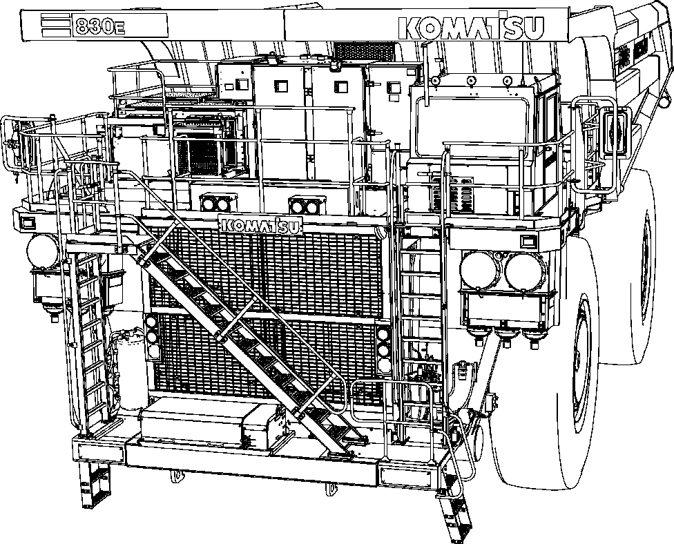 Dump Trucks Komatsu / AFE57-JD 830E-1AC S/N A41020 - A41024  DECKER COAL LIGHTHOUSE(AFE57-JD)