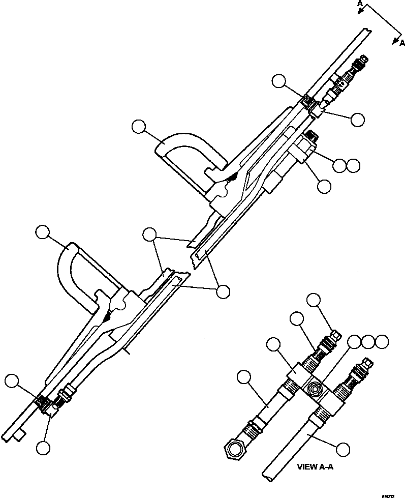 Dump Trucks Komatsu / AFE57-JU 830E-1AC S/N A41074  MANTOS COPPER(AFE57-JU) / REAR WHEEL & MOUNTING(134 : 56037)