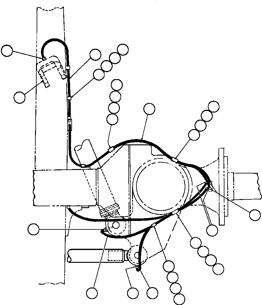 Komatsu parts book diagram for AFE57-X 830E-AC S/N A30101     HIBBING TACONITE: FRONT LUBRICATION GROUP
