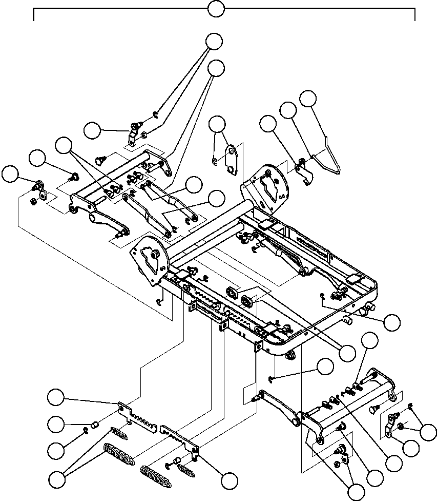 Komatsu parts book diagram for AFE59-A 930E-4 S/N A30465 - A30466    CODELCO GABY: PASSENGER SEAT ASSEMBLY - 3 (PB9771)