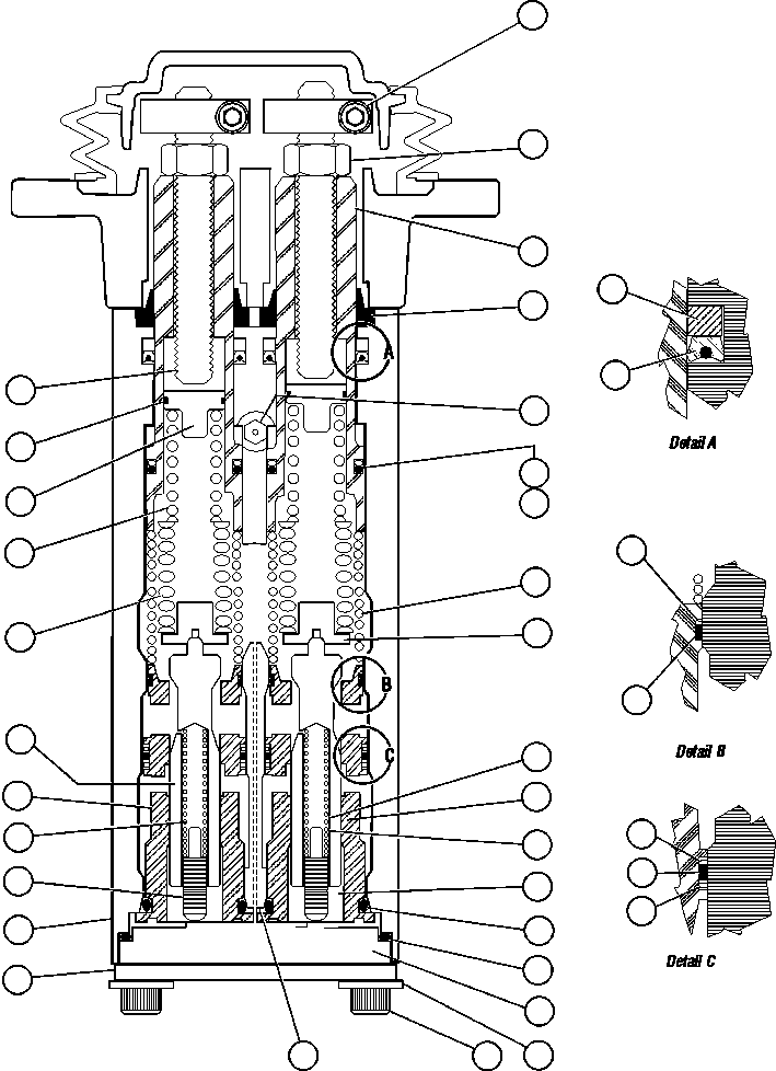Komatsu parts book diagram for AFE59-A 930E-4 S/N A30465 - A30466    CODELCO GABY: BRAKE VALVE SUB-ASSEMBLY - 1 (XA2704)