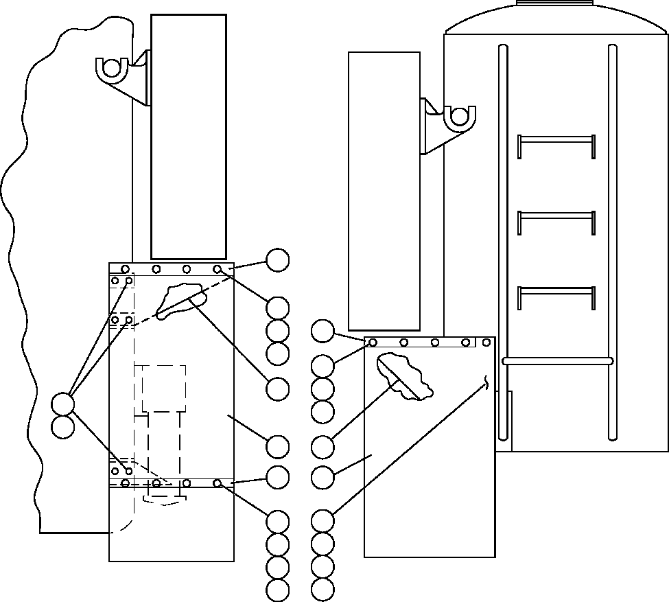 Komatsu parts book diagram for AFE59-A 930E-4 S/N A30465 - A30466    CODELCO GABY: SIDE MUD FLAP INSTALLATION