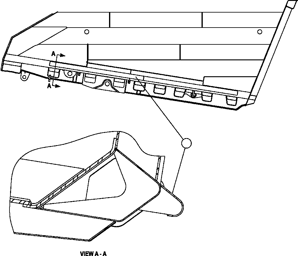 Komatsu parts book diagram for AFE59-A 930E-4 S/N A30465 - A30466    CODELCO GABY: FENDER INSTALLATION