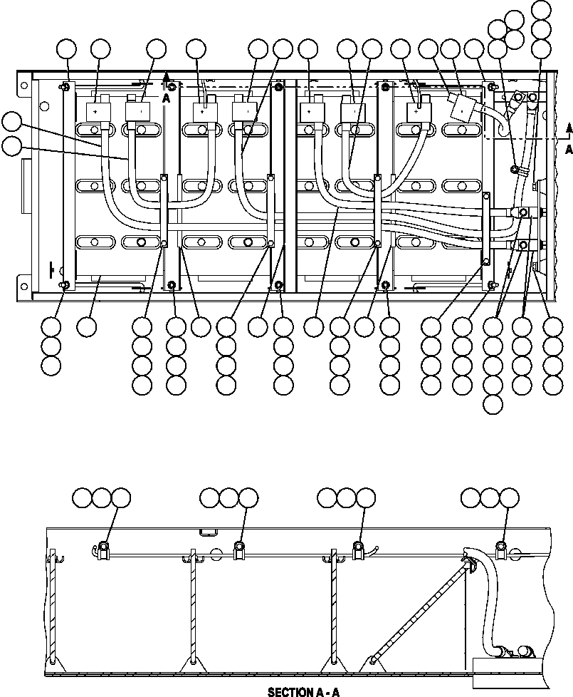 Komatsu parts book diagram for AFE59-A 930E-4 S/N A30465 - A30466    CODELCO GABY: BATTERY BOX