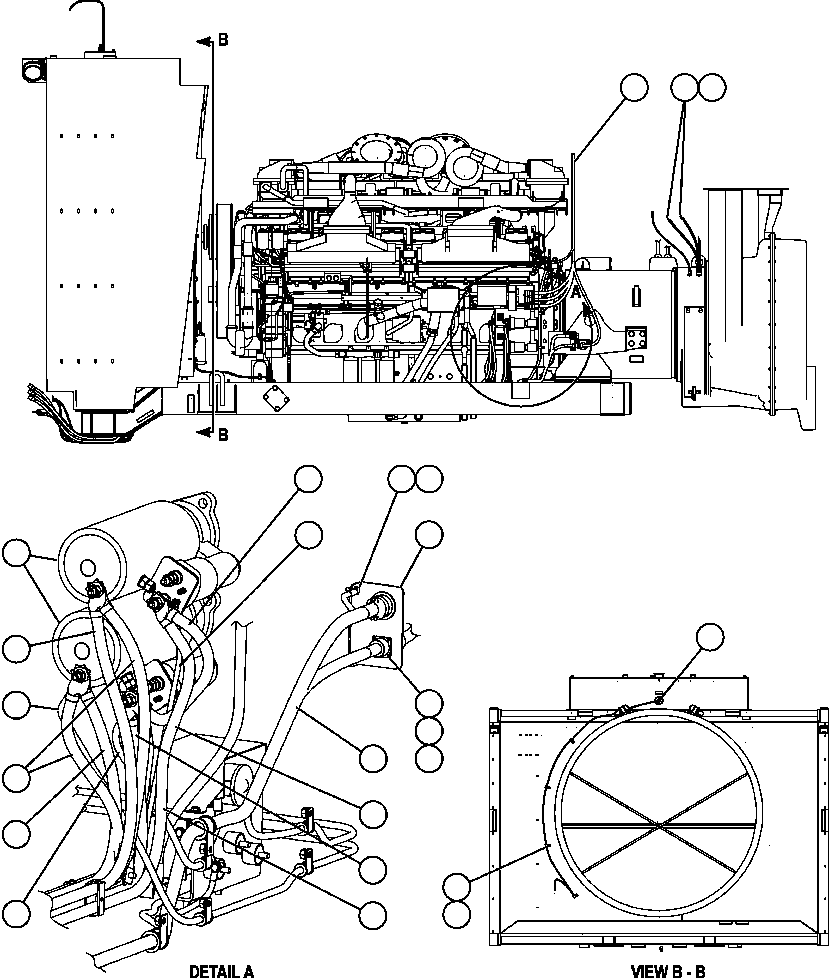 Komatsu parts book diagram for AFE59-A 930E-4 S/N A30465 - A30466    CODELCO GABY: ENGINE ELECTRICAL - LEFT SIDE