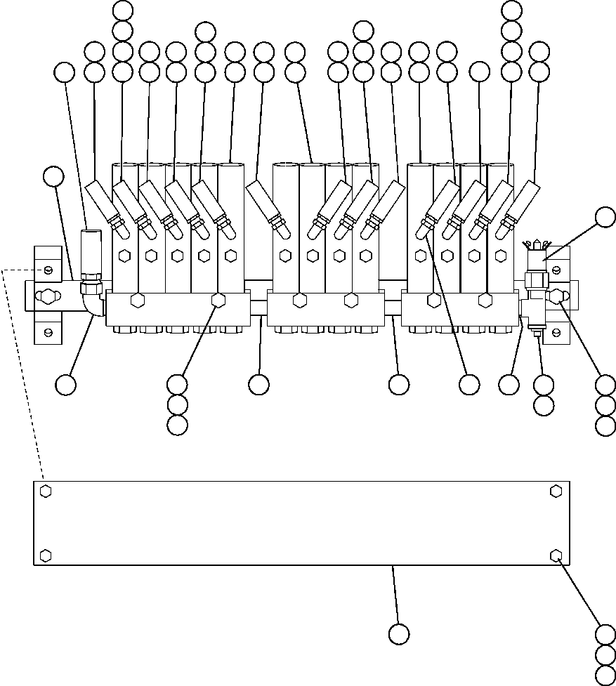Komatsu parts book diagram for AFE59-A 930E-4 S/N A30465 - A30466    CODELCO GABY: AUTOMATIC LUBRICATION SYSTEM - REAR AXLE