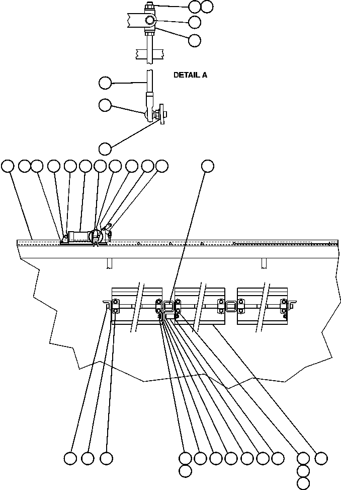 Komatsu parts book diagram for AFE59-A 930E-4 S/N A30465 - A30466    CODELCO GABY: RADIATOR SHUTTER ASSEMBLY (PC1671)