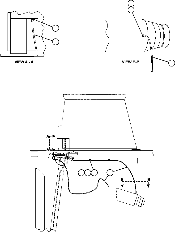 Komatsu parts book diagram for AFE59-BJ 930E-4 S/N A30694, A30695, A30698, A30709 & A30723    DOWNER EDI MINING: AIR CLEANER INDICATOR PIPING