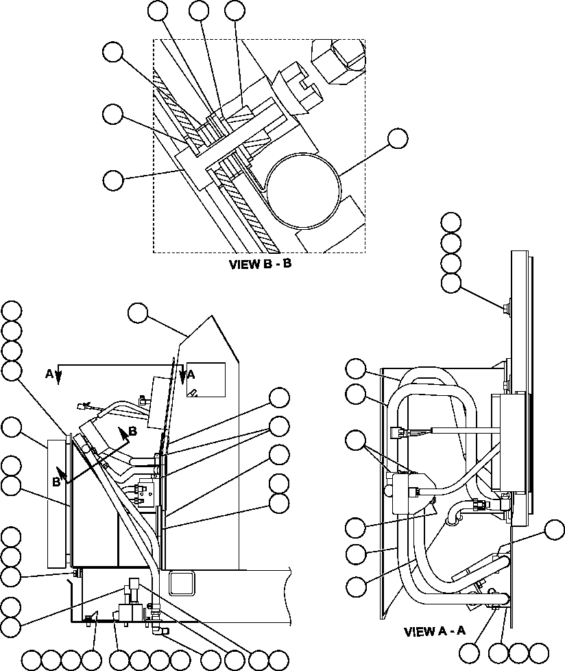Komatsu parts book diagram for AFE59-BJ 930E-4 S/N A30694, A30695, A30698, A30709 & A30723    DOWNER EDI MINING: HEATER PIPING & INSTALLATION