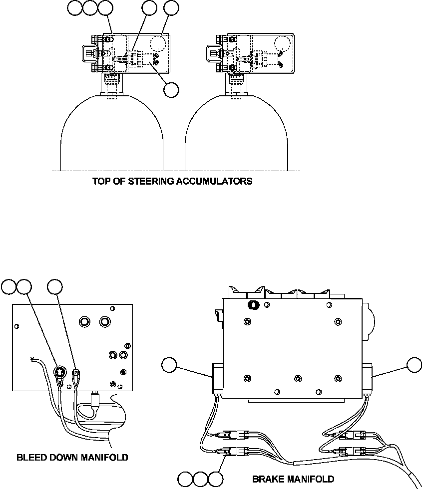 Komatsu parts book diagram for AFE59-BJ 930E-4 S/N A30694, A30695, A30698, A30709 & A30723    DOWNER EDI MINING: STEERING ACCUMULATOR PRESSURE SWITCH