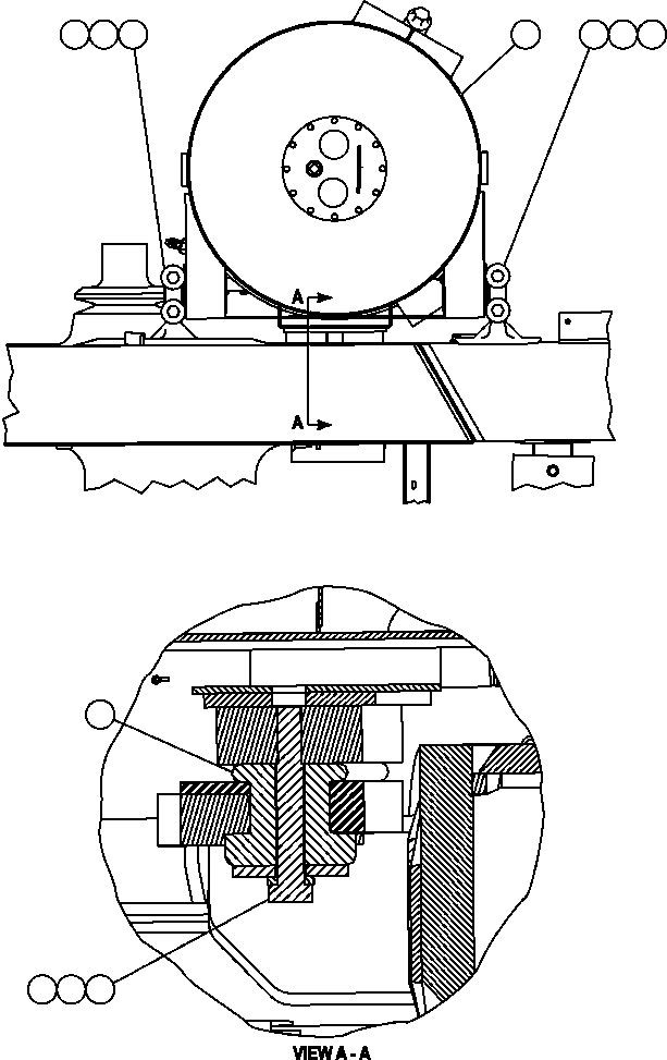 Komatsu parts book diagram for AFE59-BJ 930E-4 S/N A30694, A30695, A30698, A30709 & A30723    DOWNER EDI MINING: HYDRAULIC TANK MOUNTING