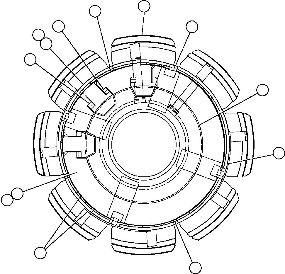 Komatsu parts book diagram for AFE59-BJ 930E-4 S/N A30694, A30695, A30698, A30709 & A30723    DOWNER EDI MINING: ALTERNATOR - ROTOR ASSEMBLY (XA4402)