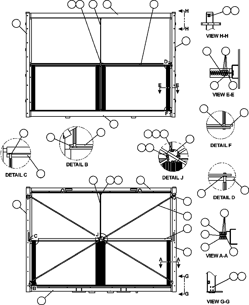 Komatsu parts book diagram for AFE59-BM 930E-4 S/N A30712 - A30714      CODELCO: LOW & HIGH TEMPERATURE CORES