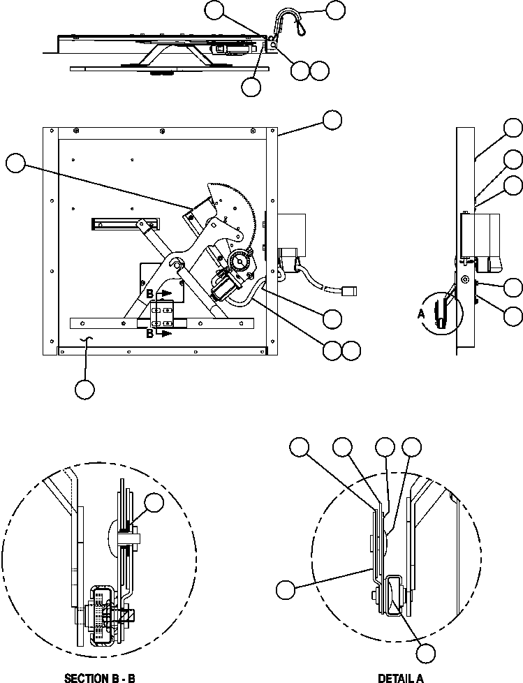 Komatsu parts book diagram for AFE59-BM 930E-4 S/N A30712 - A30714      CODELCO: INNER DOOR PANEL ASSEMBLY - L.H. (EL2746)